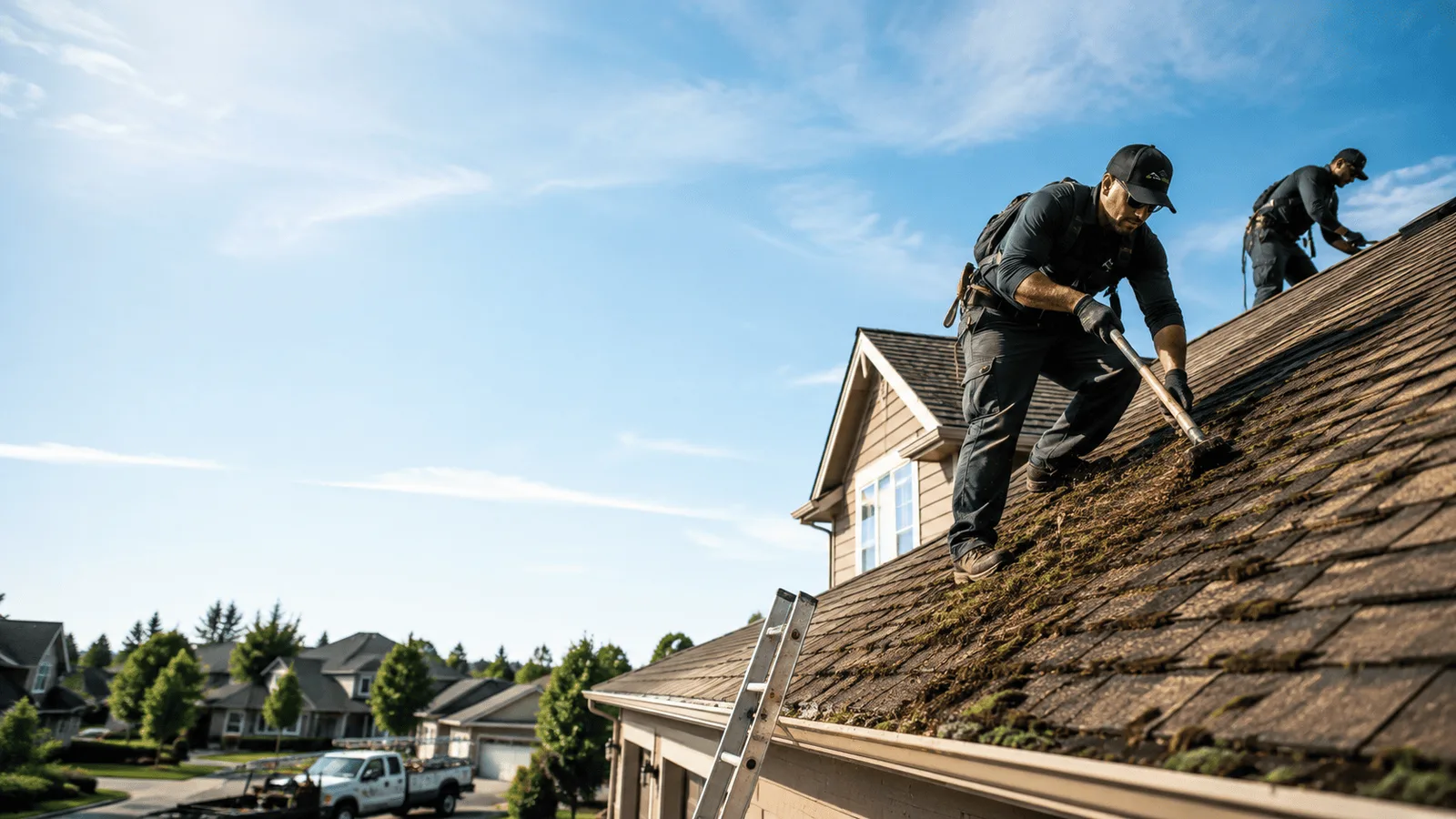 Roof Moss Removal in Saratoga, TX near me